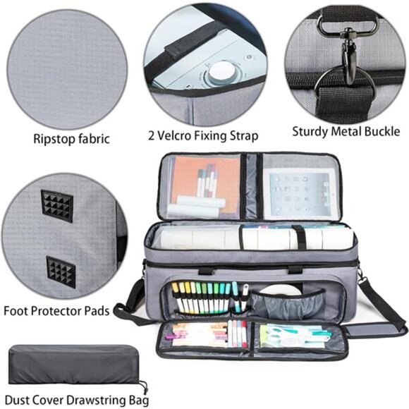 Carrying Case for Cricut Maker 3, Maker 4, Explore Air 2, Explore 3, Carry Bag - Picture 2 of 7